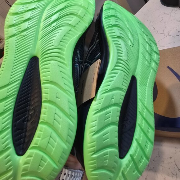 Asics Mens Gel-Cumulus 26 Running Shoes US 12 10118792-001 Black / Electric Lime - Picture 8 of 9